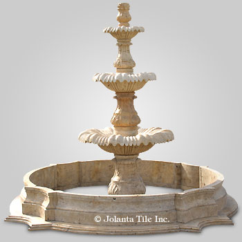 Adela™ - three layer fountain with surround.