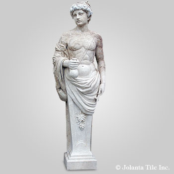 Alexander - travertine historical sculpture