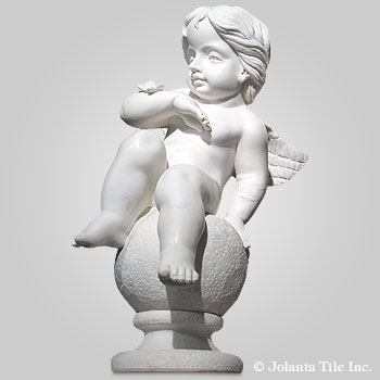 Butterfly Boy™ - marble white cherub