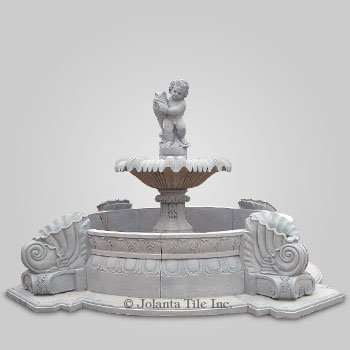 Christofer Trumpet™ - Sandstone one layer fountain