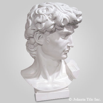 David (Bust) - historical figure bust