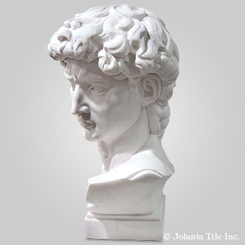 David (Bust) - historical figure bust