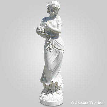 Delicate Breeze™ - marble white traditional sculpture