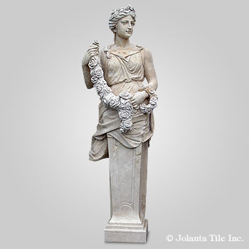 Flora Maggiore™ - travertine traditional sculpture
