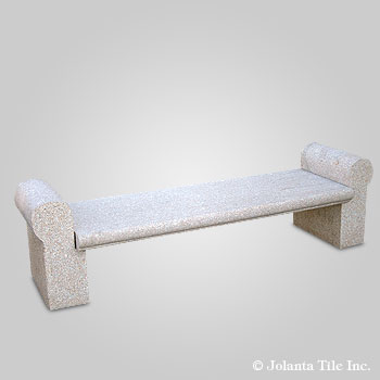 Garden Bench™ - granite gray bench