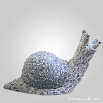 Giant Snail™ - granite gray decor