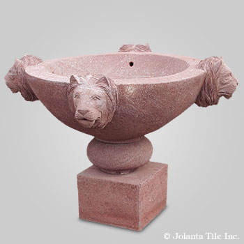 Grillis™ - red sandstone one layer fountain