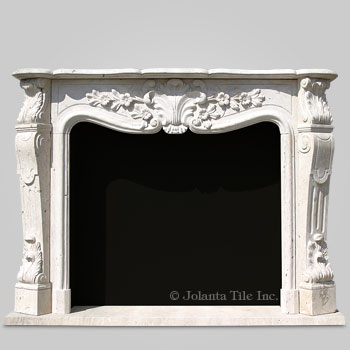 Grand Affair™ - marble traditional fireplace