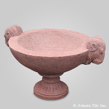 Kirk™ - red sandstone one layer fountain