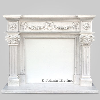 Napoleon™ - marble traditional fireplace