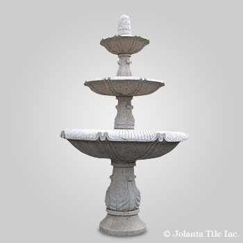 Sequoia™ - Granite pink three layer fountain