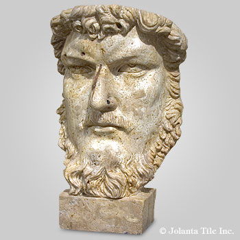 Sophocles - travertine bust