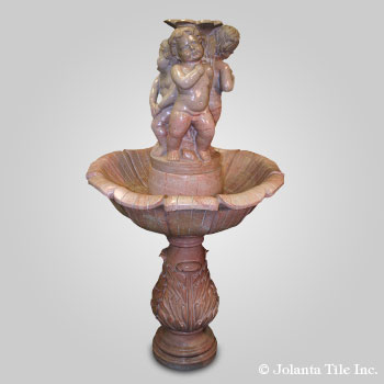 Three Boys™ - Marble yellow one layer fountain