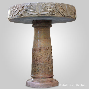 Toast To The Bride™ - marble yellow bird bath