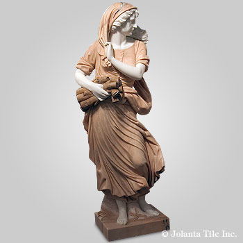 Winter™ - marble multicolor traditional sculpture